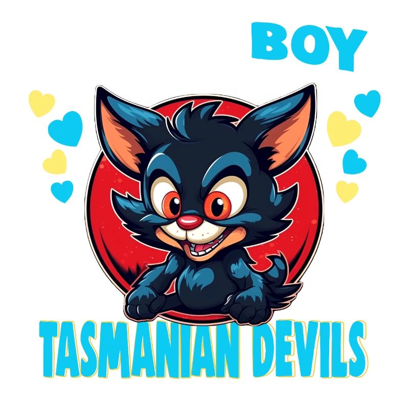Just a Boy who Loves tasmanian Devils