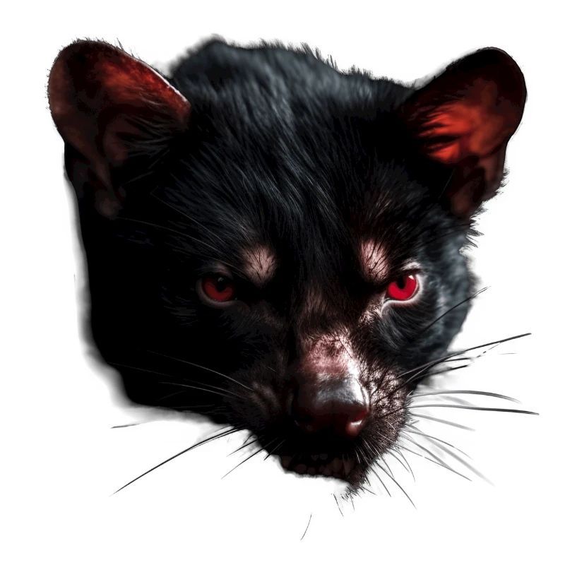 Tasmanian devil head