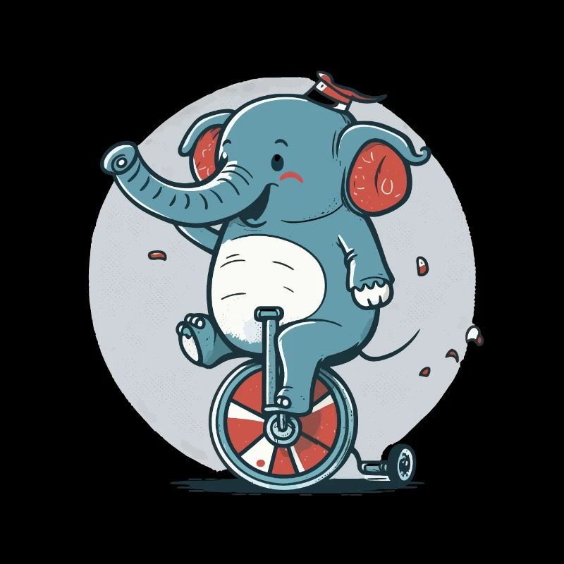 Éléphant monocycle