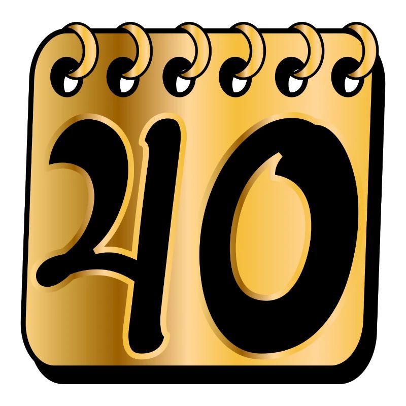 40. Geburtstag Vierzig VIERZIGJÄHRIGE