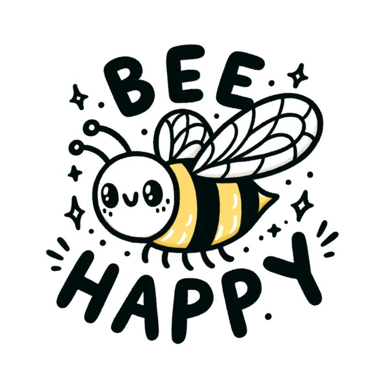 Abeille heureuse