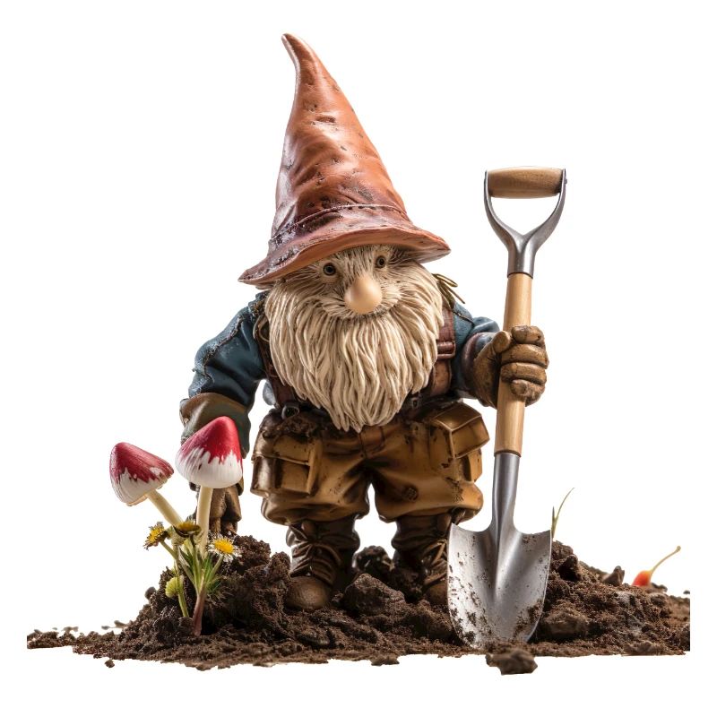 Humor im Garten mit Gartenzwerge