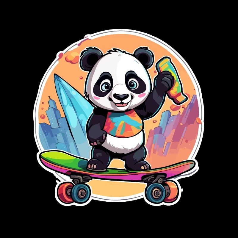 Panda / Tier / Zoo / Bambus / Wild / Kindlich