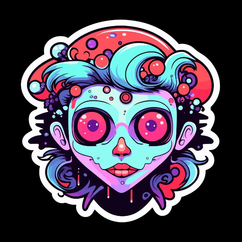 Illustration de zombie mignon