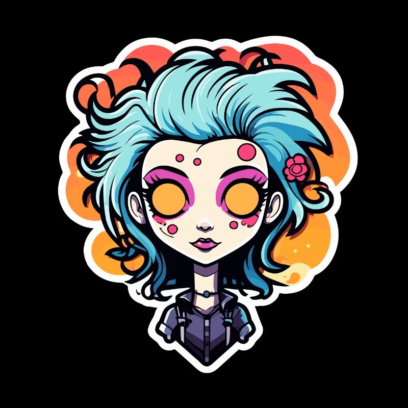 Illustration de zombie mignon