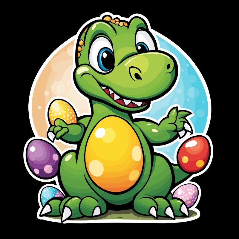 Dinosaur Easter Eggs Easter