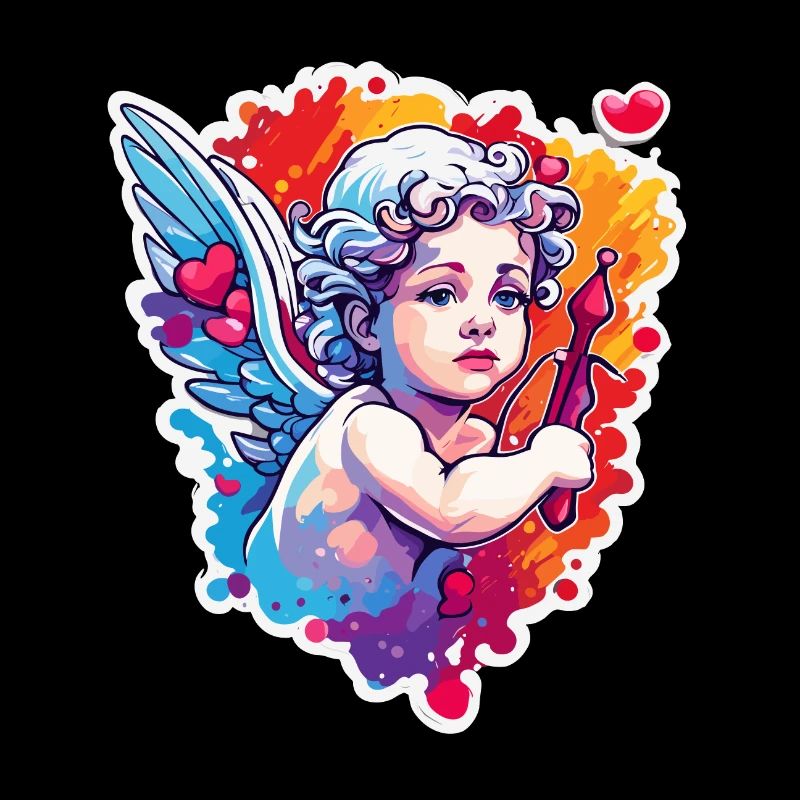 Cupidon / Amour / Flèche / Coeur / Saint Valentin