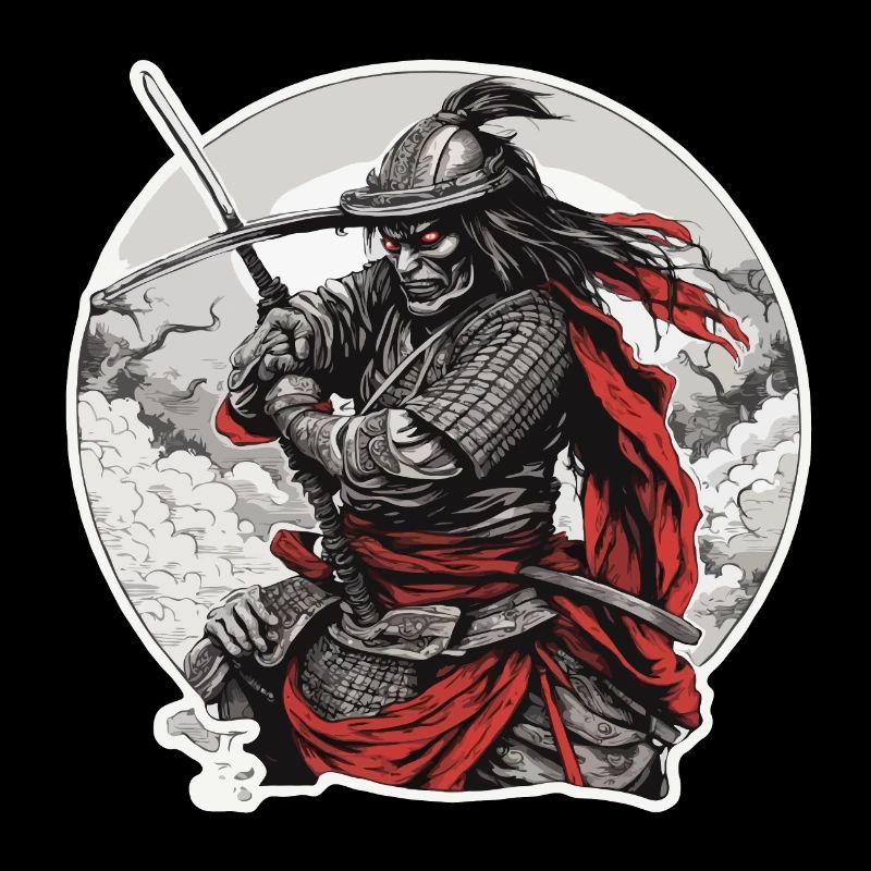 Samurai / Japanisch / Harakiri / Katana / Mann