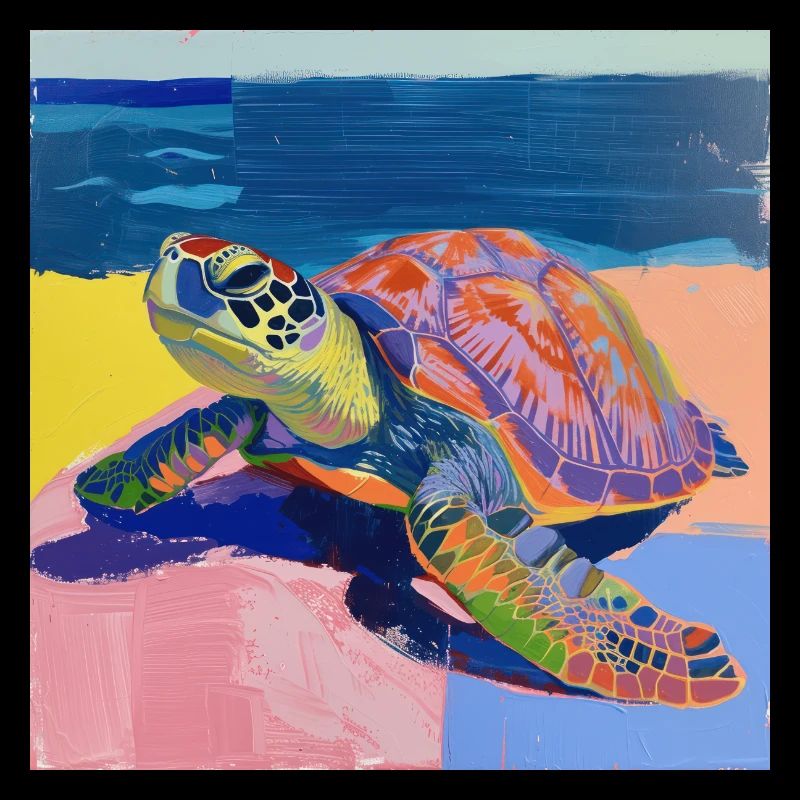 schildkröte, bunt, tier, geschenk, geschenkidee