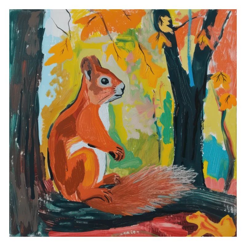 eichhörnchen, bunt, tier, geschenk, geschenkidee