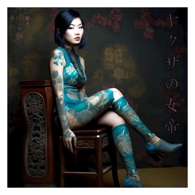 Ritratto Donna 05 Tatoo Typo