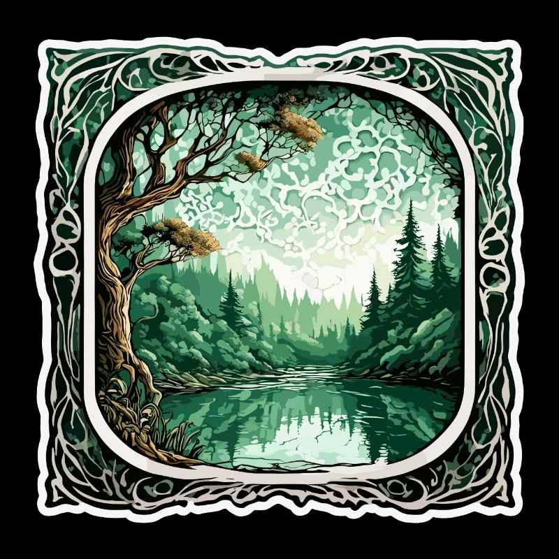 Window in the Forest / Trees / View / Wilderness