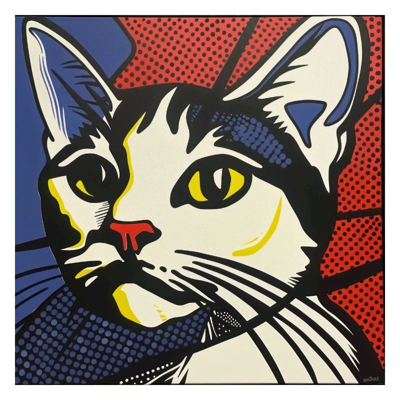 chat, motif de chat, bande dessinée, cadeau, idées cadeaux