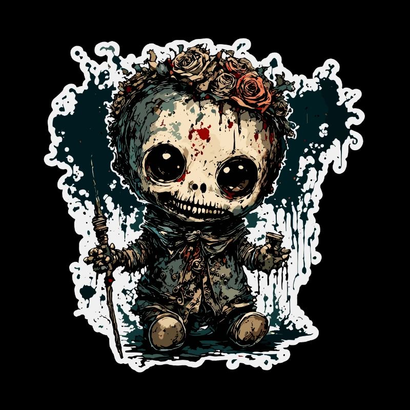 Horror Doll / Halloween / Creepy / Dark
