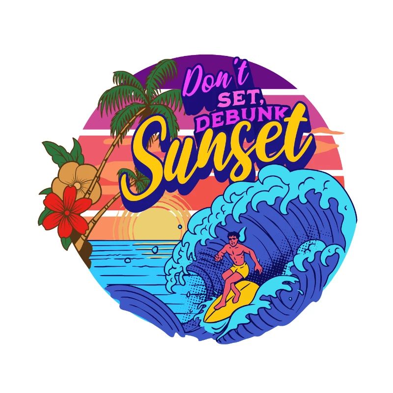Soleil déstabilisant, démystification, coucher de soleil, lever de soleil, plage