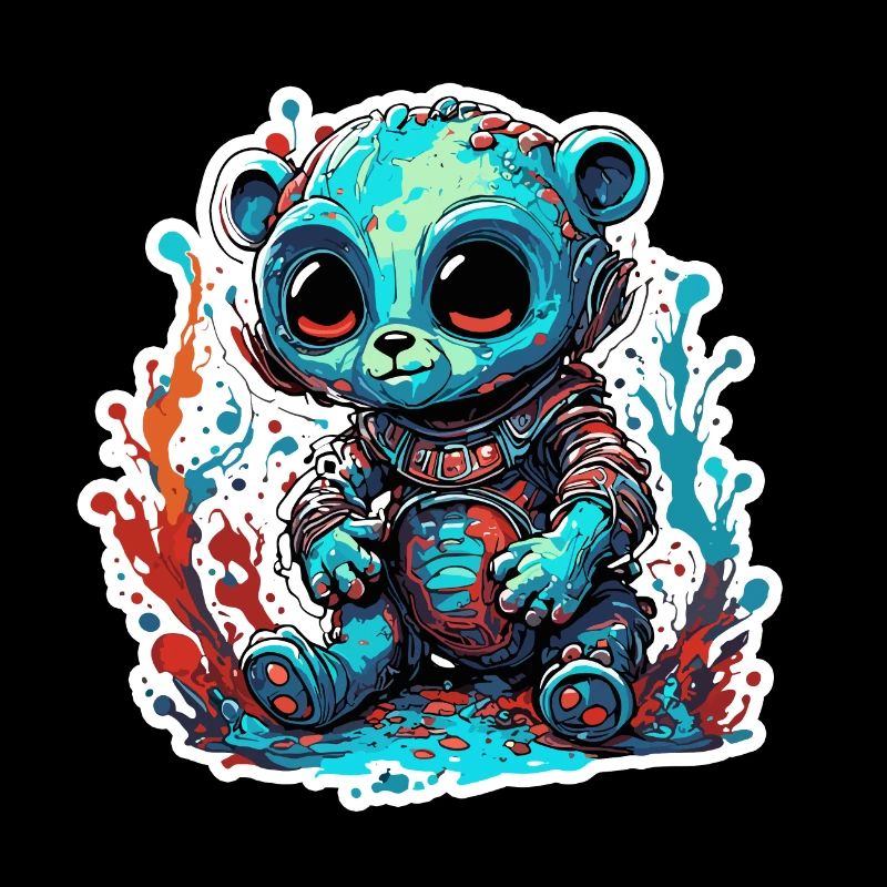 Astronaut / Space / Animal / Bear / Spaceship