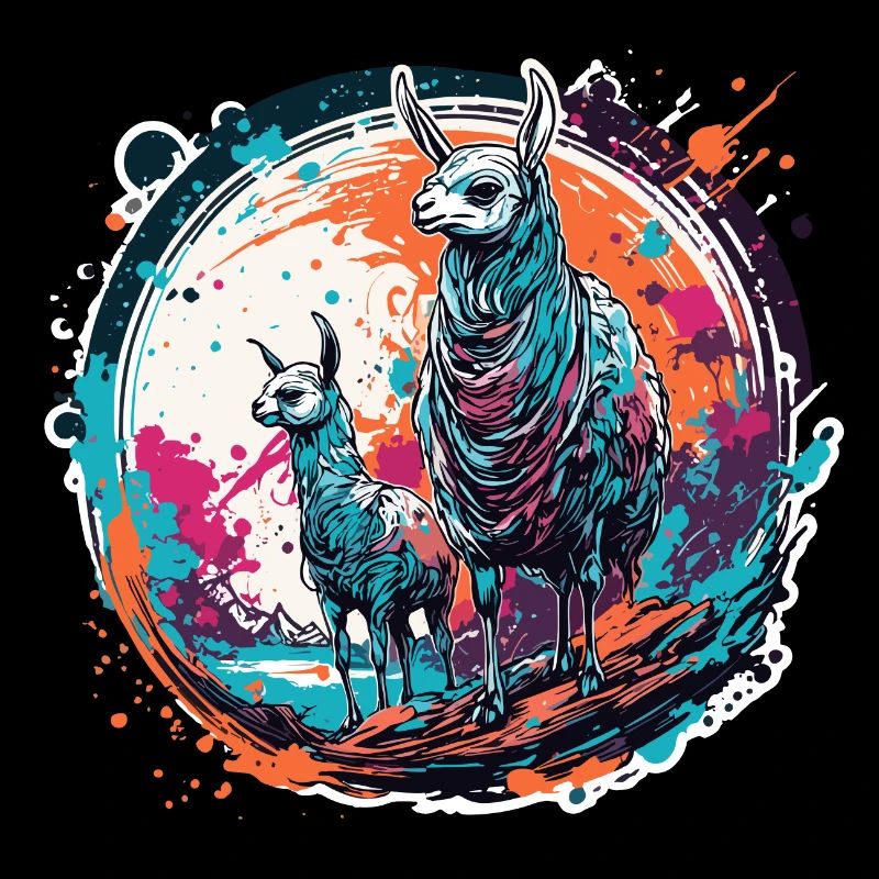 Astronaute / Espace / Espace / Vaisseau spatial / Lama