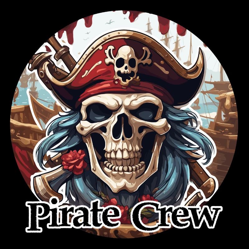 Pirate / Ahoy / Ancre / Capitaine / Crâne / Rhum