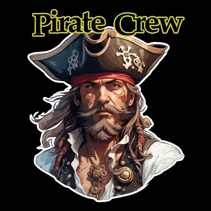Pirate / Ahoy / Ancre / Capitaine / Crâne / Rhum