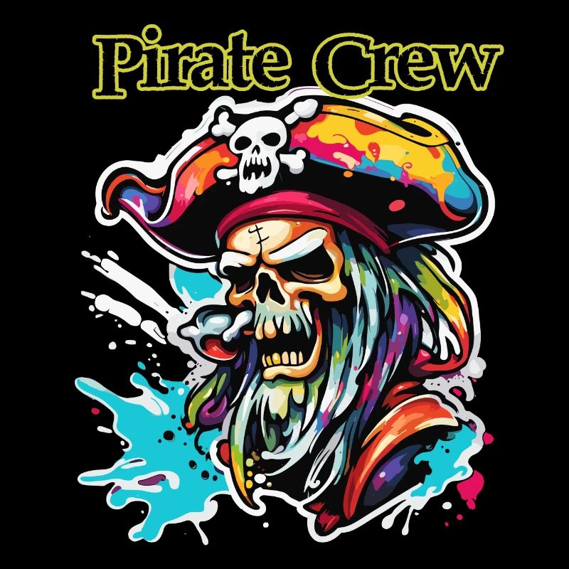 Pirate / Ahoy / Ancre / Capitaine / Crâne / Rhum