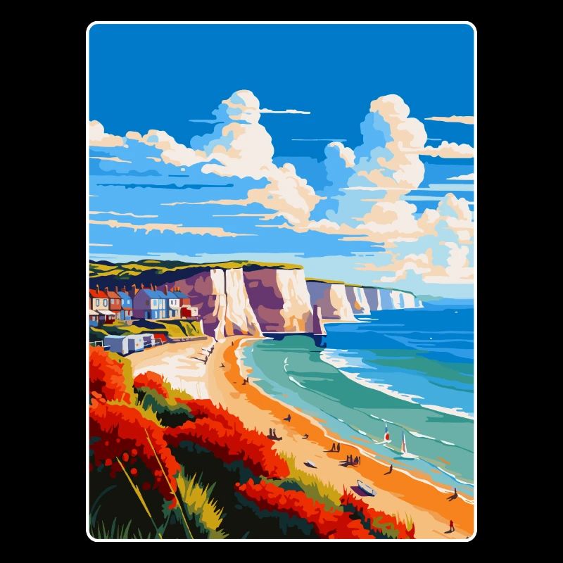 Westgate On Sea Angleterre Royaume-Uni Affiche de voyage Souvenir