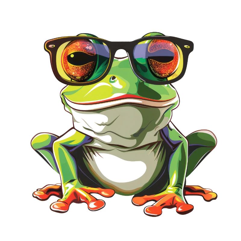 Frog, frogs, sunglasses, summer, gift