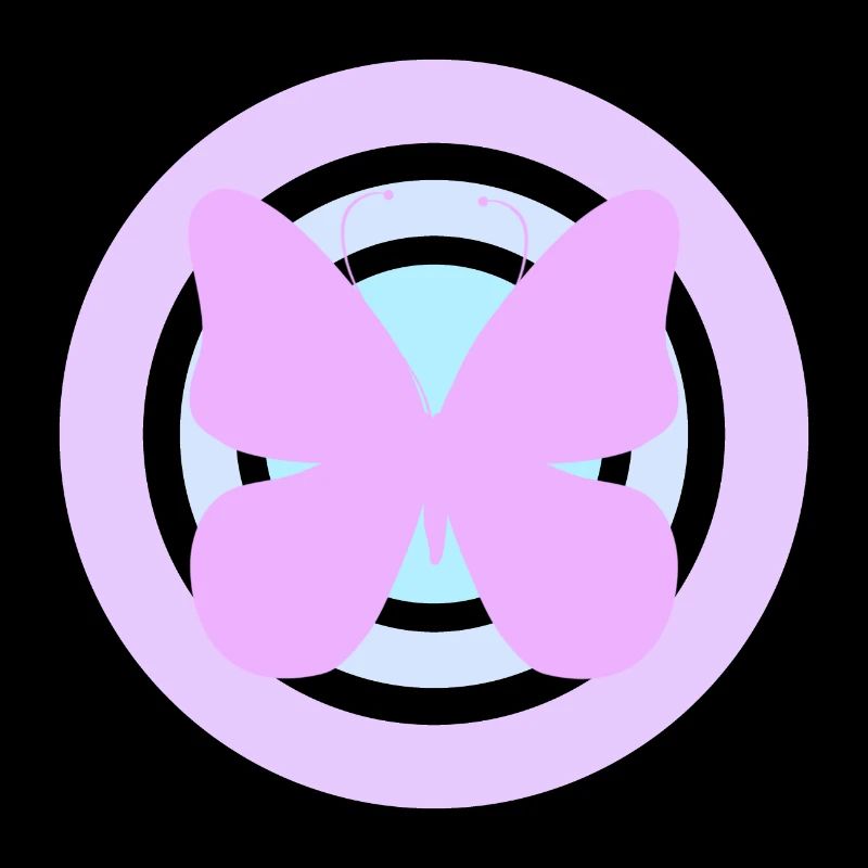 Papillon céleste violet