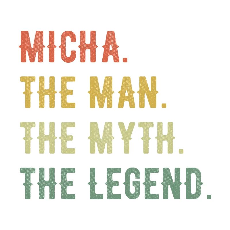 Michael Micha First Name Short form Man Myth Legend