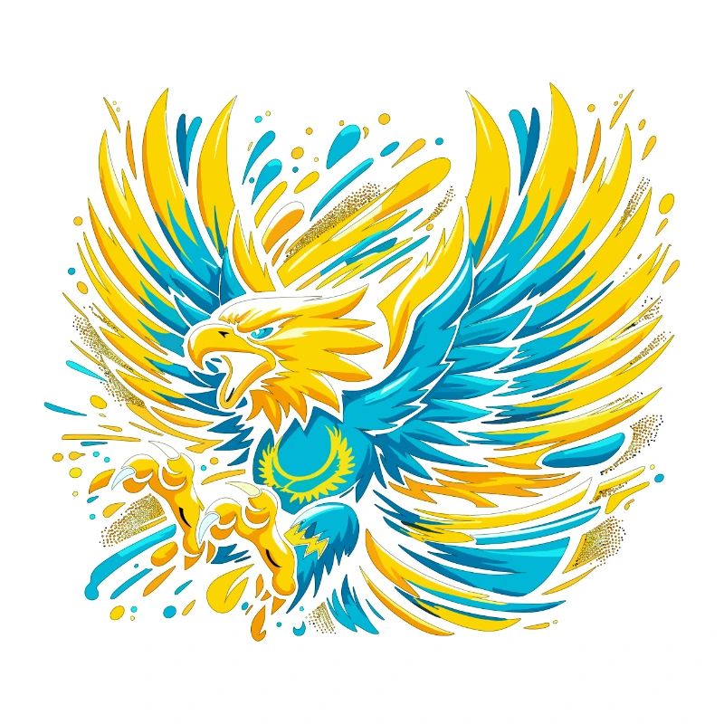 Kazakhstan aigle drapeau drapeau Cool Gift