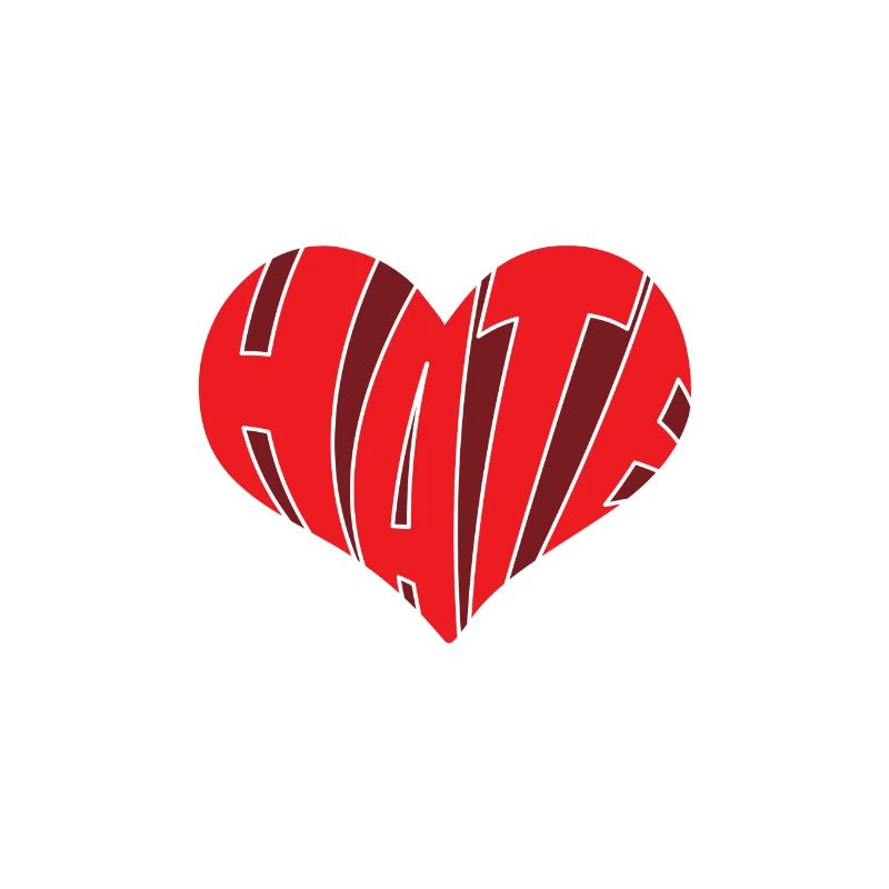 No Hate Dislike Stop Hate Anti Hate