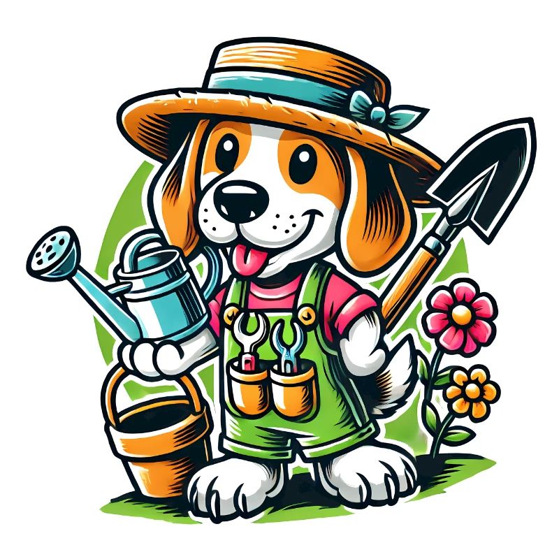 Beagle Gardener