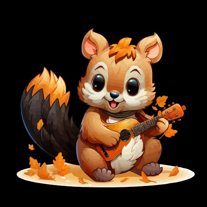 Das Akkordeon-Eichhörnchen