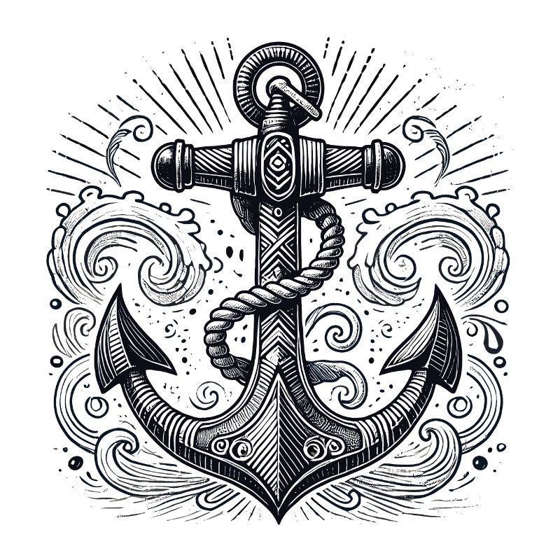 Anker Schiffsanker Anker cool maritim Geschenk