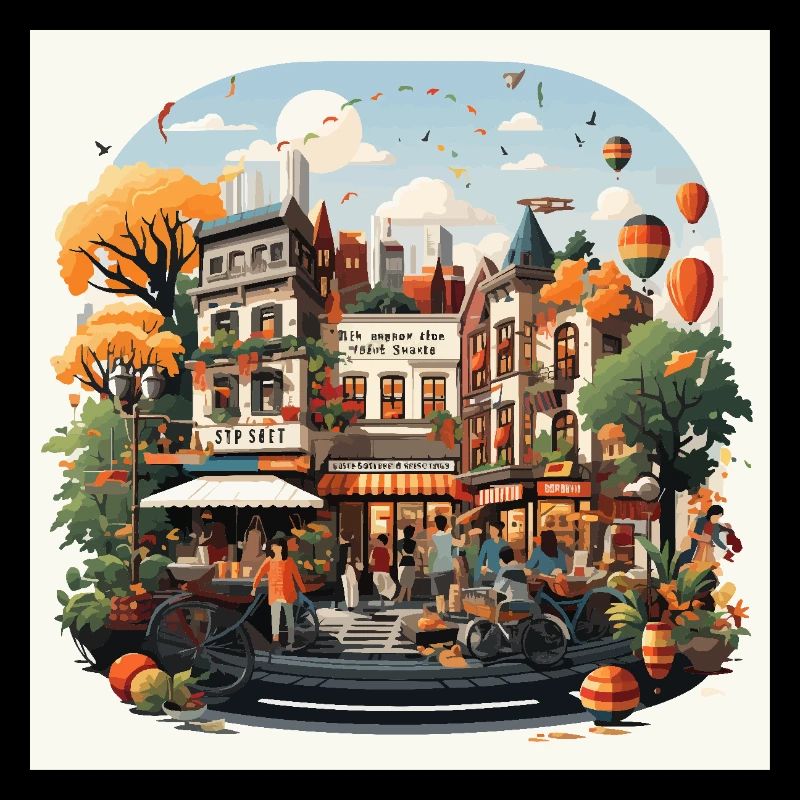 Ambiance du marché