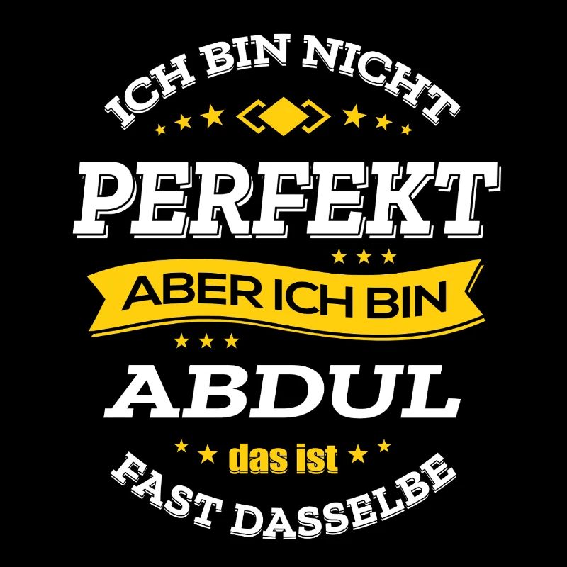 ABDUL PERFEKT - VORNAME ABDUL