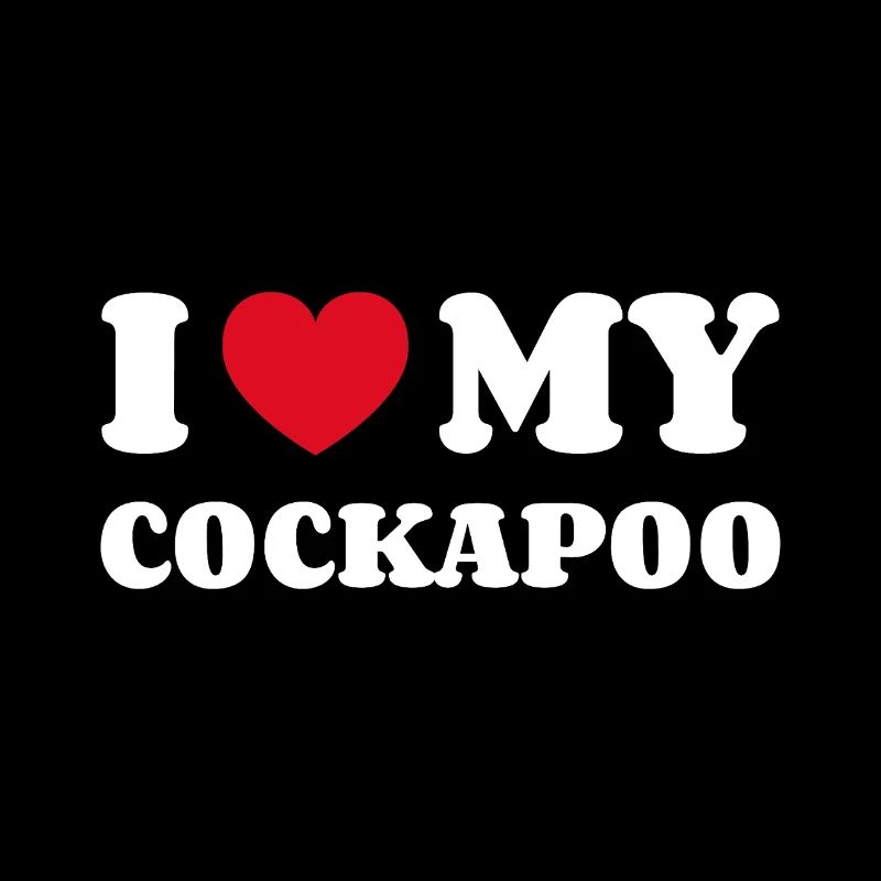 J'aime mon Cockapoo Cockerdoodle Cockerpoo