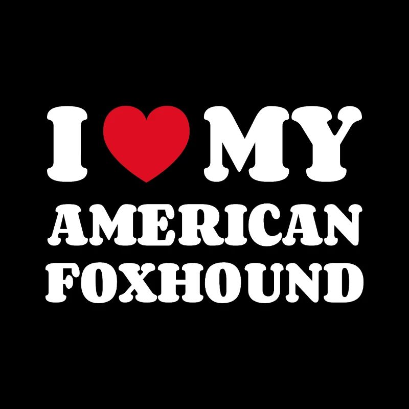 J'aime mon Foxhound américain