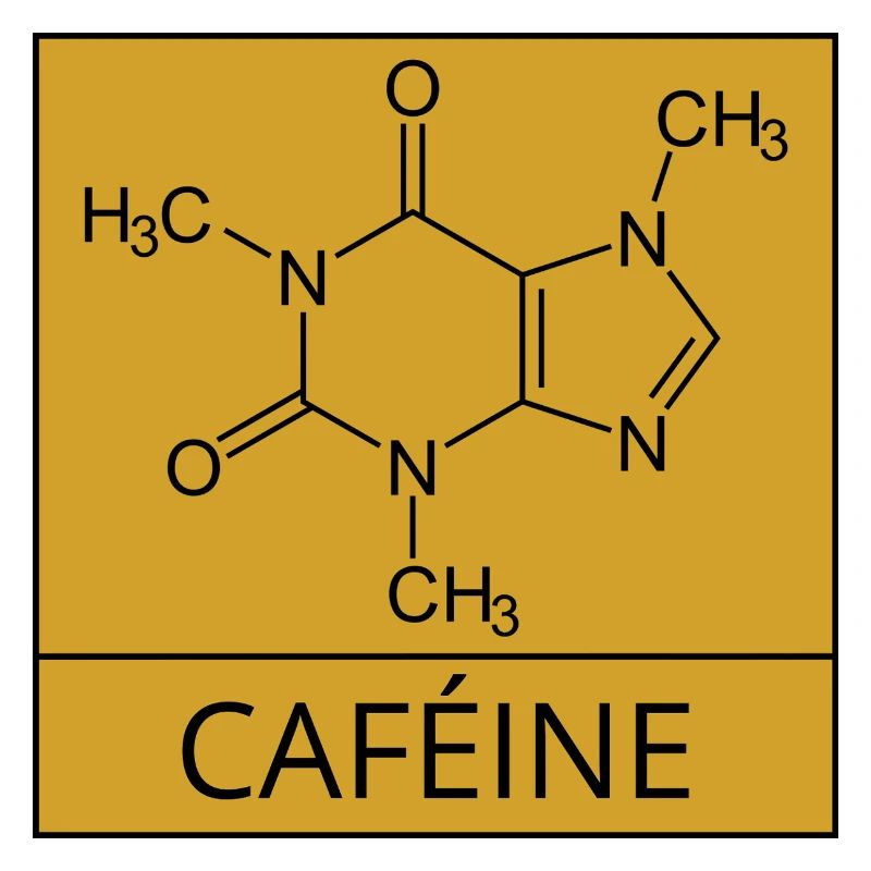 molécule de caféine