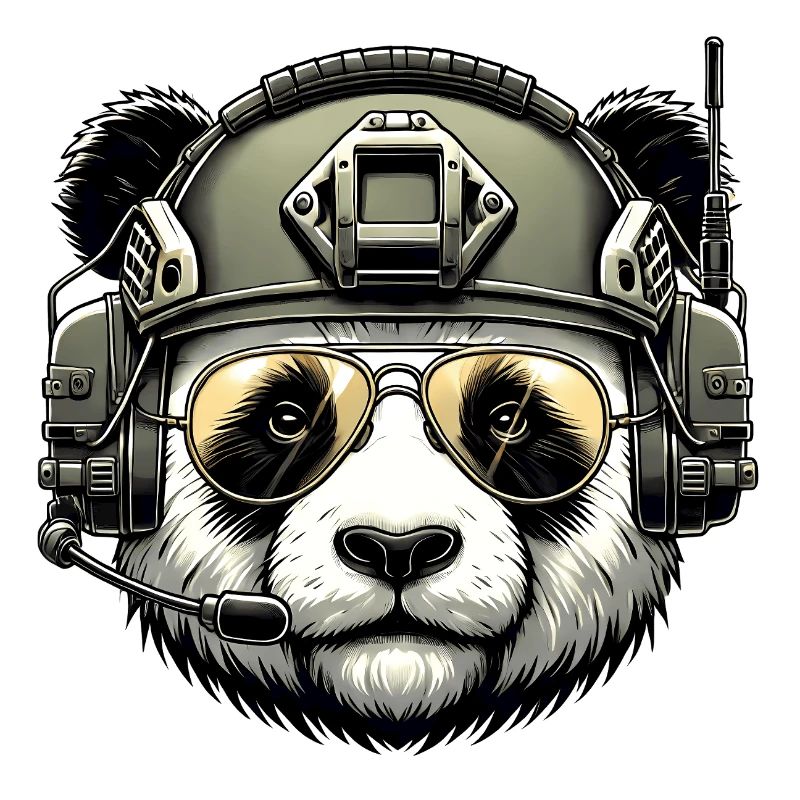 Panda Militär Armee Design