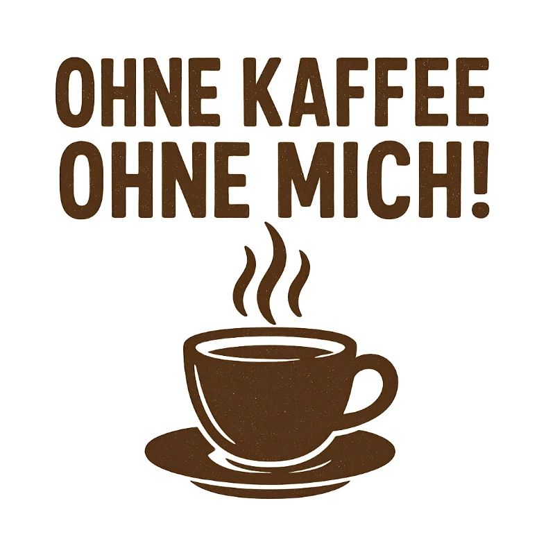 Ohne KAFFEE ohne MICH!