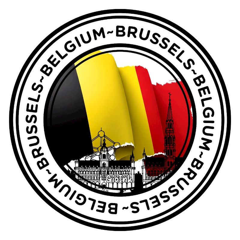 Illustration du drapeau de Bruxelles