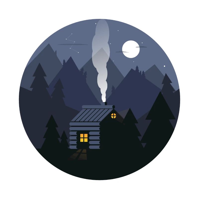 Cabane Nightfall à Pines