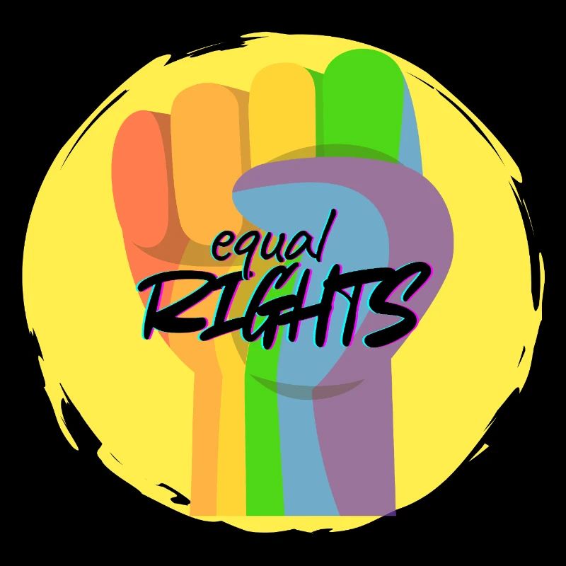 Regenbogenfaust Pride Gleichberechtigung