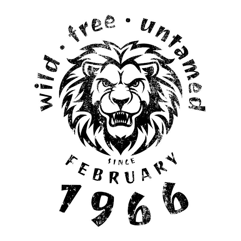 60th birthday Wild, free & untamed since 02/1966