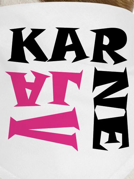 Karneval in Pink/Schwarz