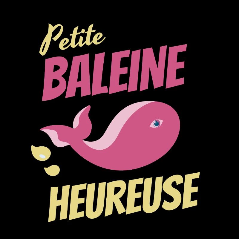 Petite baleine heureuse