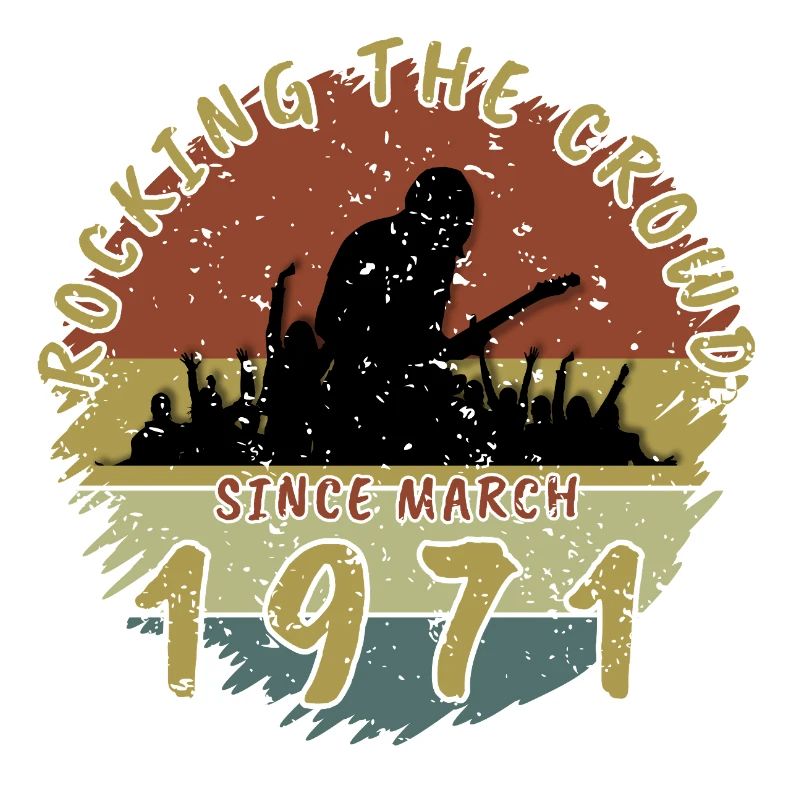 55th Birthday Rocking the crowd GIT 03/1971