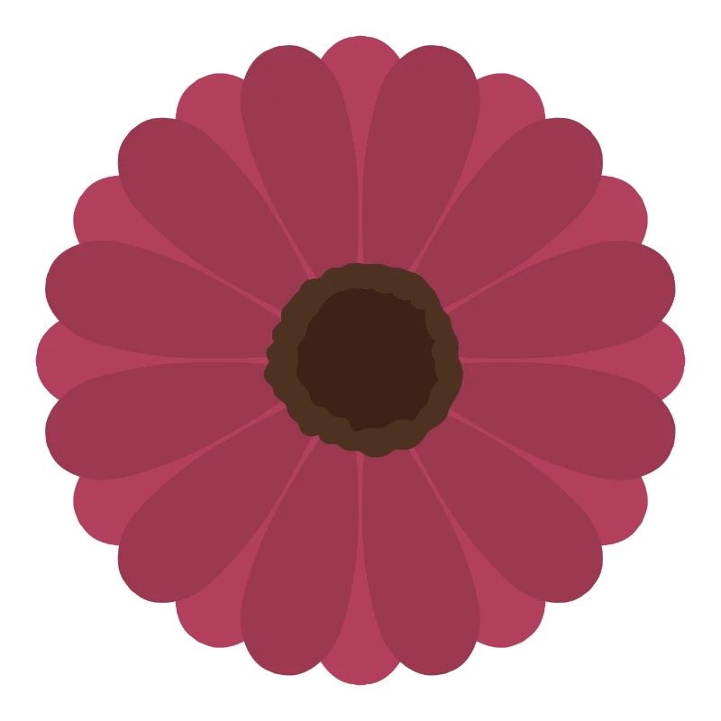 Pink Gerbera Bloom Pattern