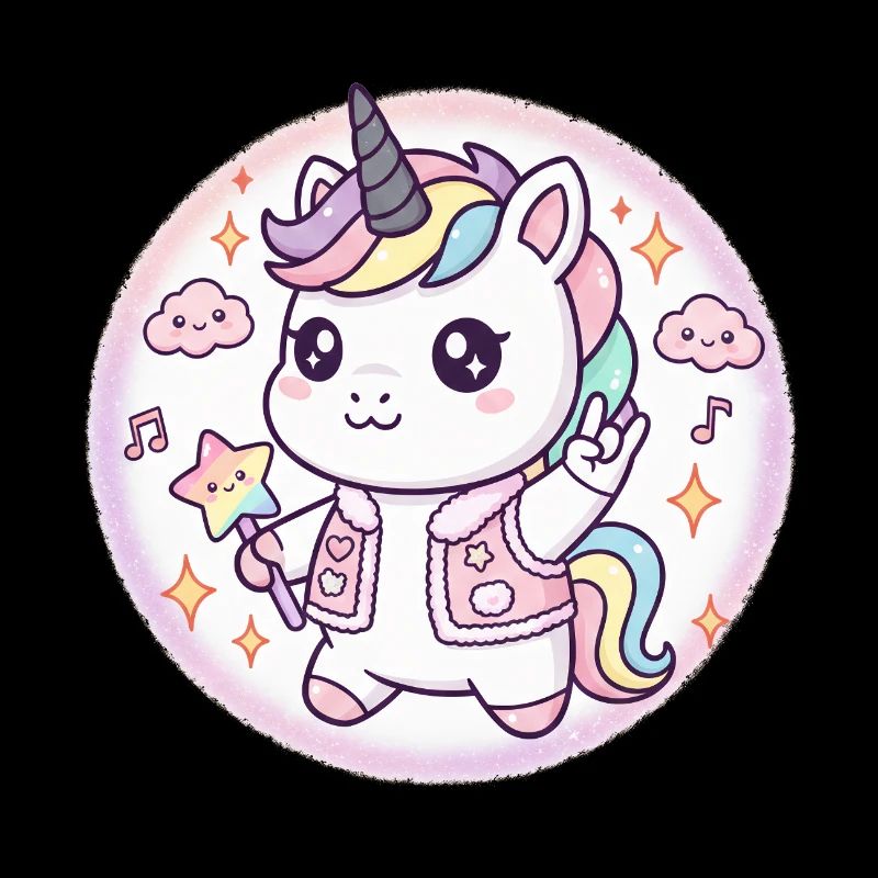 Kawaii Unicorn Pastel Magic - Mignon & Mignon