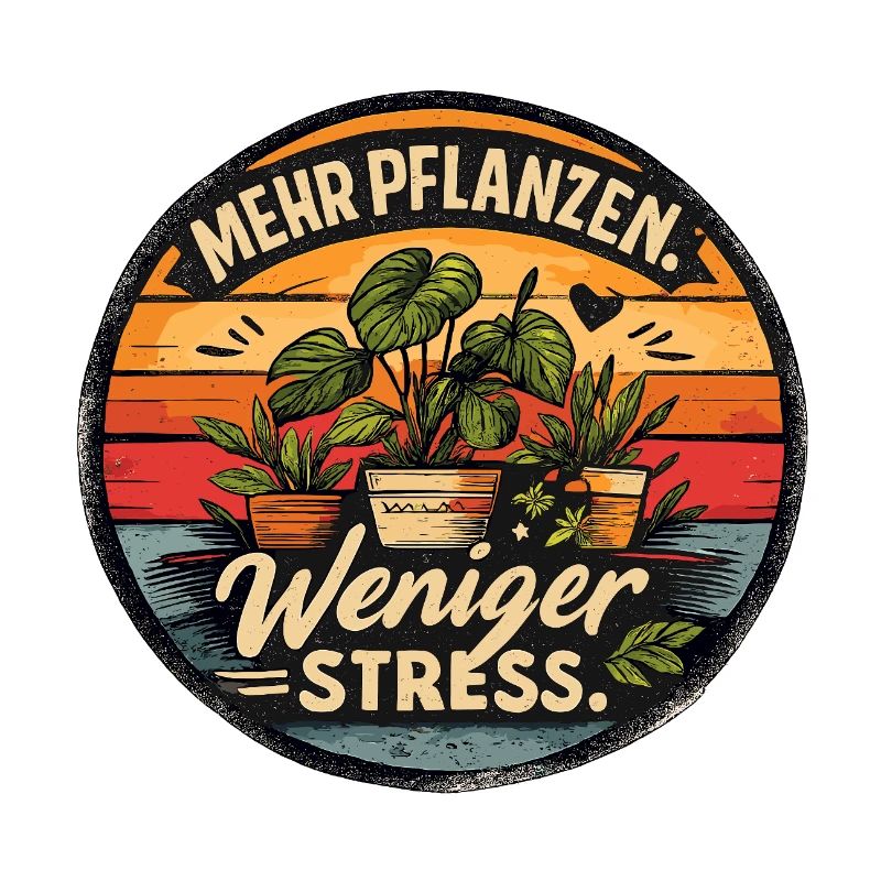 More plants, less stress